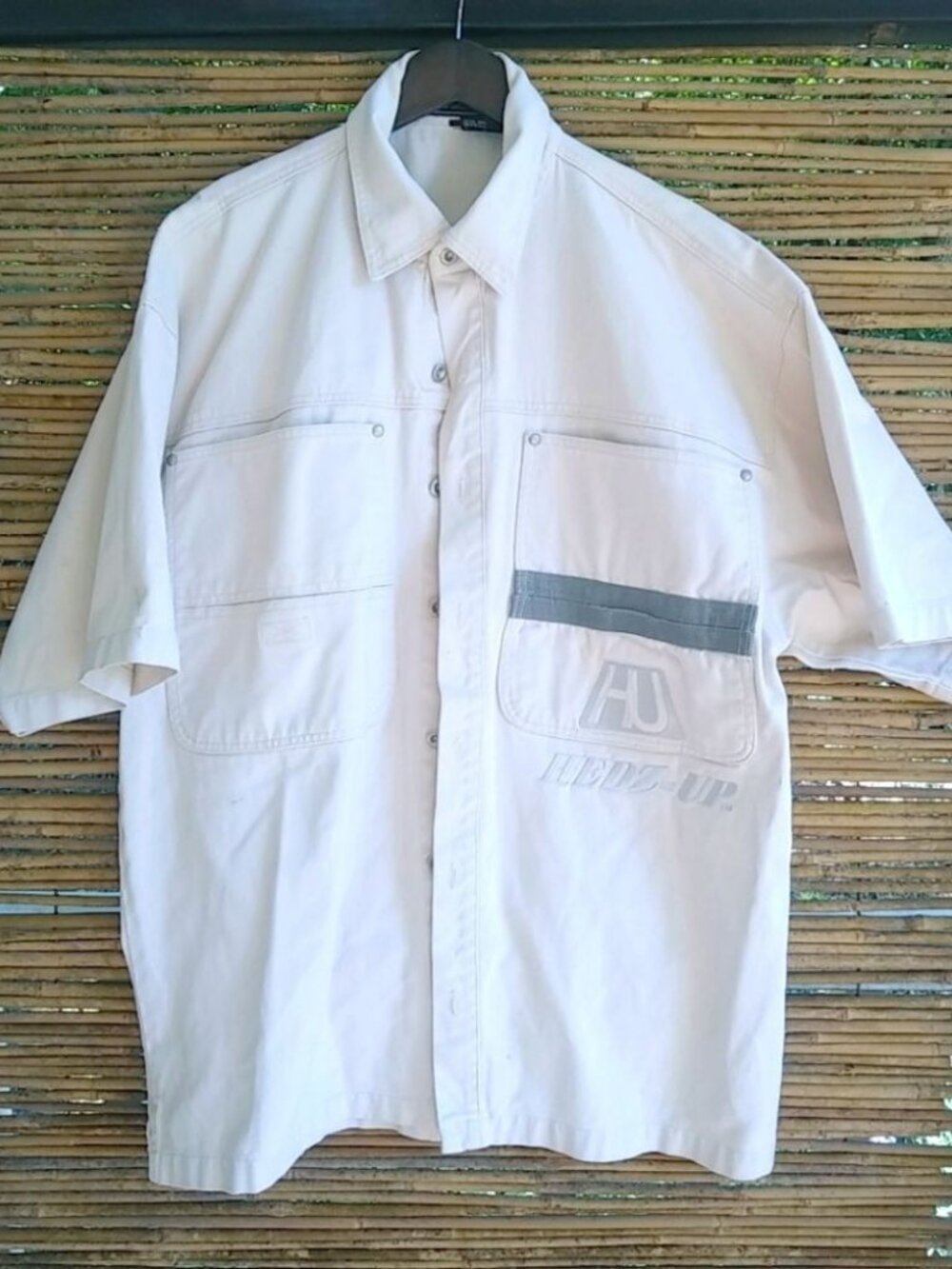 HedzUp XL Mens Jeans Oversized Streetwear Shirt
